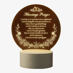 Marriage Prayer Anniversary Night-light